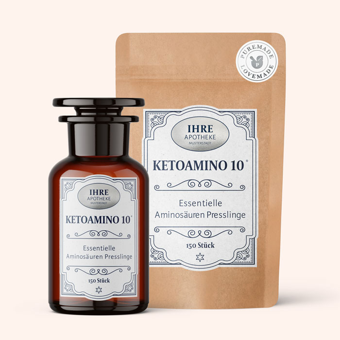 Pharmanufactur Tradition KetoAmino 10 Duo Braunglas